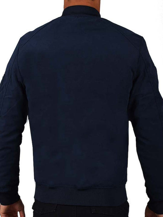 Jack & Jones Herren Winter Jacke Bomber Navy