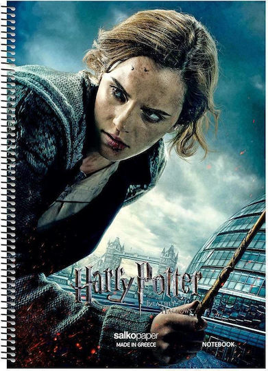 Salko Paper Spiral Notebook Ruled B5 120 Sheets 2 Subjects Harry Potter Harry Potter 1pcs