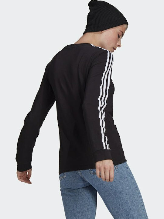 adidas 3 Stripes Μπλούζα Μαύρη