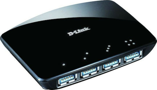 D-Link Hub 4 Θυρών USB 3.0 με σύνδεση USB-A