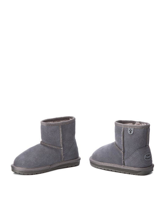 Wallaby Mini Suede Παιδικά Μποτάκια Χιονιού Γκρι