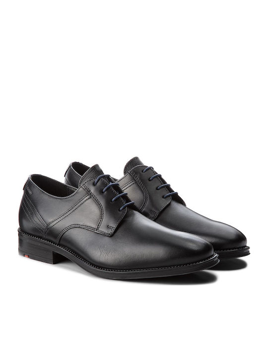 Gala Men's Leather Dress Shoes Black Velvet-Black Metal