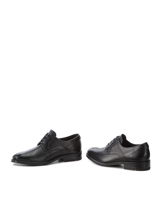Gala Men's Leather Dress Shoes Black Velvet-Black Metal