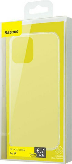 Baseus Wing Back Cover Σιλικόνης 0.4mm Λευκό (iPhone 12 Pro Max)