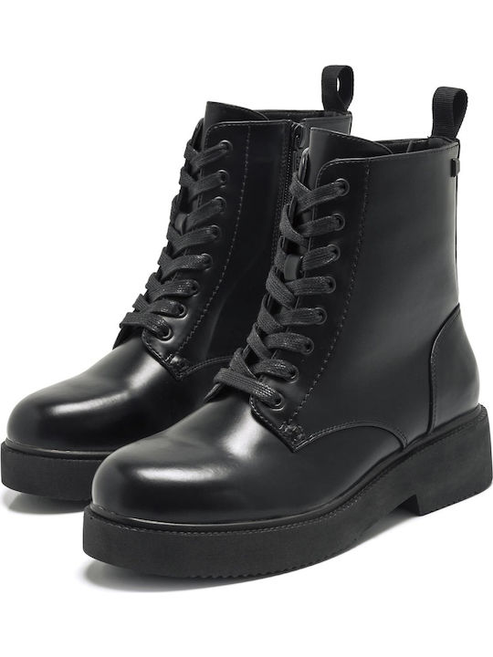 Women's Ankle Boots with Medium Heel Black