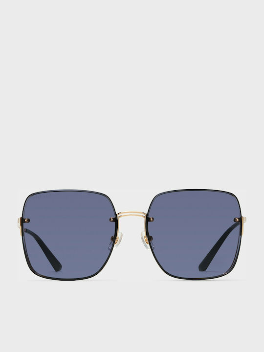 Bolon Mila Women's Sunglasses with Gold Metal Frame BL7097A60