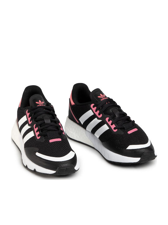 ZX 1K Boost Sneakers Core Black / Cloud White / Hazy Rose