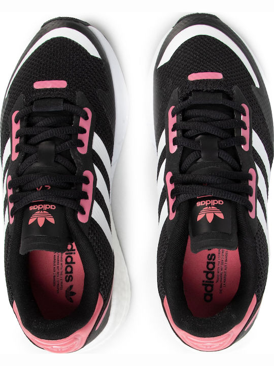 ZX 1K Boost Sneakers Core Black / Cloud White / Hazy Rose