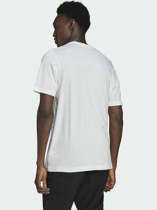 Adidas Adicolor Essentials Trefoil Ανδρικό T-shirt Λευκό με Λογότυπο