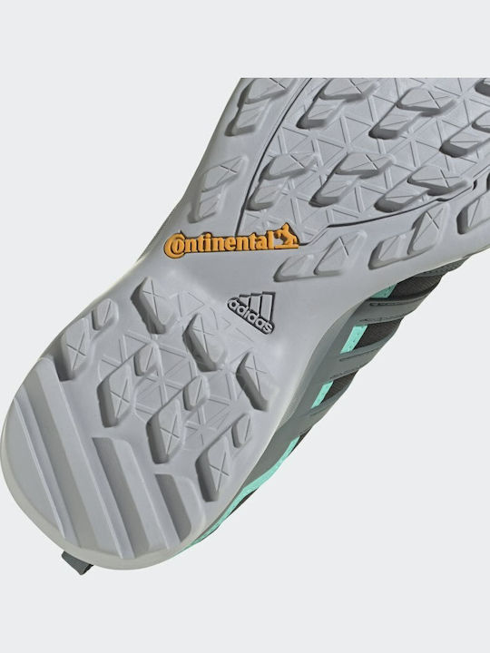 adidas Terrex Swift R2 GΤΧ Γυναικεία Ορειβατικά Παπούτσια Αδιάβροχα με Μεμβράνη Gore-Tex Core Black / Blue Oxide / Acid Mint