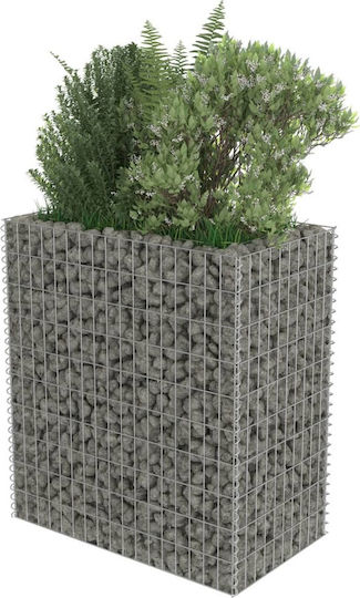 vidaXL Raised Planter Garden Fencing Material 1pcs Silver