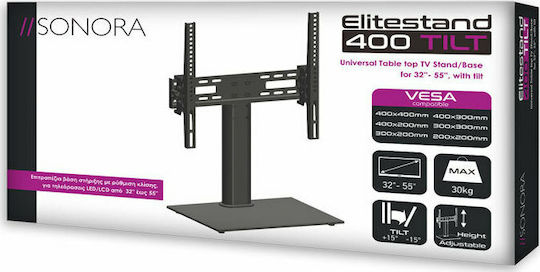 Sonora EliteStand 400 Επιτραπέζια Βάση Τηλεόρασης έως 55" και 30kg