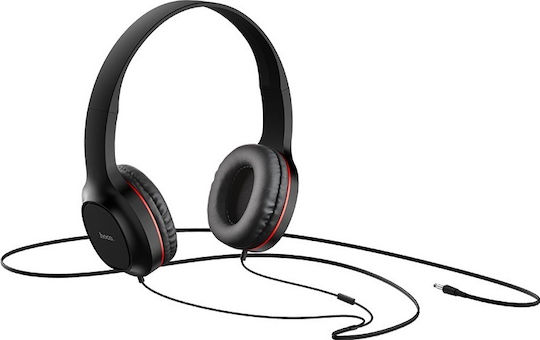 Hoco W24 Enlighten Ενσύρματα On Ear Ακουστικά Μαύρα