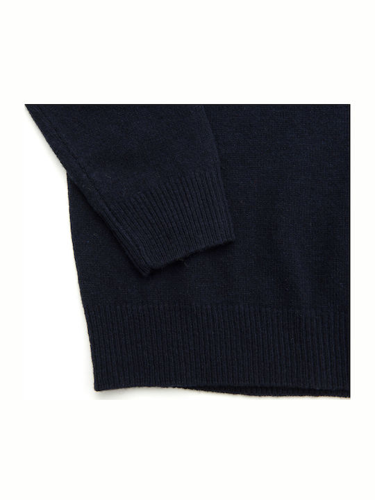 Langarm-Pullover Marineblau