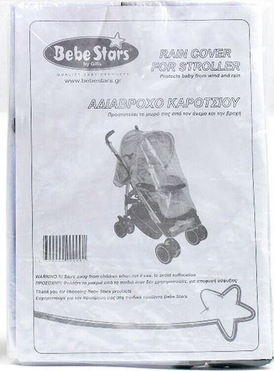 Bebe Stars Wasserdicht Kinderwagen Schwarz