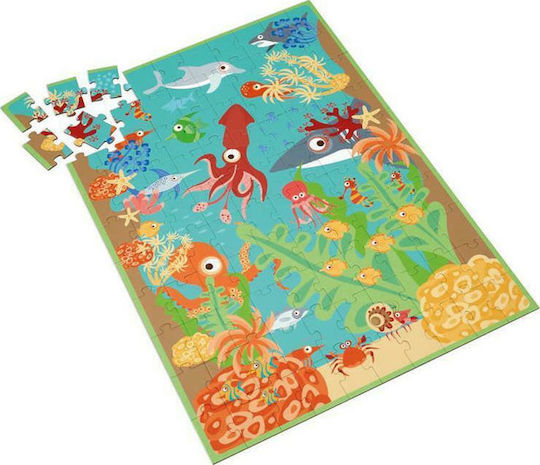 Kids Puzzle Scratch Puzzle Ocean 100pcs Scratch Europe