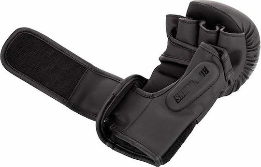 Ringhorns Charger RH-00027 MMA Handschuhe aus Kunstleder Schwarz