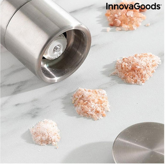 InnovaGoods Ръчен Мелници за подправки Inox в Сребрист цвят 21см 1бр