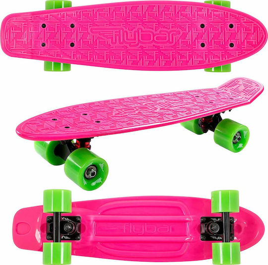 Flybar 22" Plastic Complete Skateboard Pink Complet Placa Penny Roz