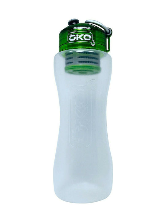 Oko Original Level 2 Sticlă de apă Plastic cu duză și filtru 650ml Transparent Oko Original Level 2 Sticlă de apă Plastic cu duză și filtru 650ml Transparent