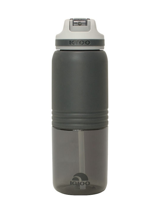 Igloo Swift Straw Πλαστικό Παγούρι 1065ml Γκρι Asphalt