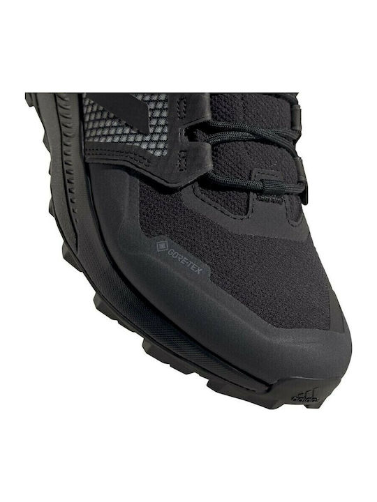 adidas Terrex Trailmaker Mid GTX Men's Hiking Boots Waterproof with Gore-Tex Membrane Core Black / Dgh Solid Grey