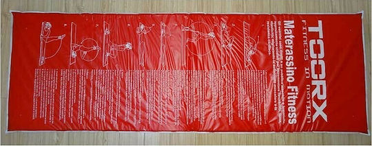 Toorx Toorx Trainingsmatte Yoga Rot mit Tragegurt 180x60x2.5cm