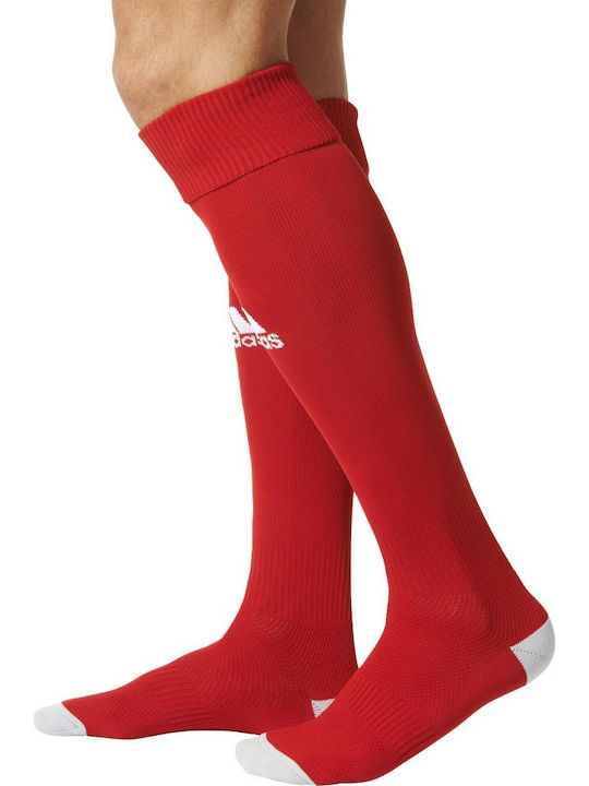 adidas Milano 16 Ποδοσφαιρικές Κάλτσες Κόκκινες 1 Ζεύγος