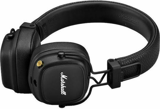 Marshall Major IV Wireless / Wired On Ear Headphones with 80 hours of Operation and Quick Charge Black
