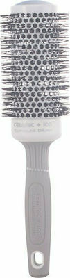 Olivia Garden Ceramic+ Ion Thermal Brush Hair for Straightening White 45mm