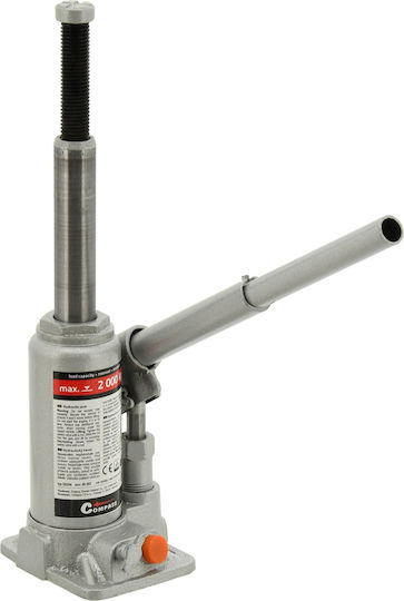 Compass Hydraulic Bottle Jack with Lifting Capacity up to 30.8cm and Weight Capacity up to 2 Tons