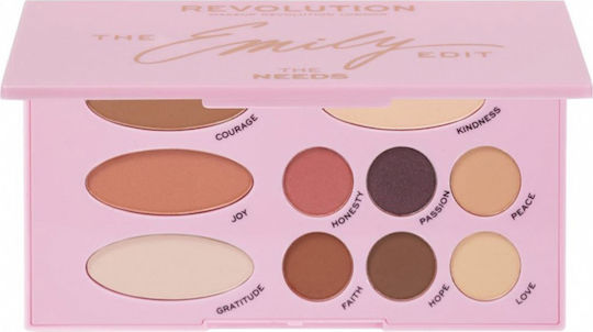 Revolution Beauty x Emily Edit The Needs Makeup Palette for Face & Eyes 13.2gr