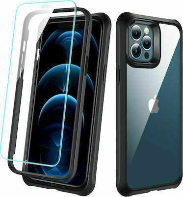 ESR Alliance Plastic 360 Full Cover Durable Black (iPhone 12 / 12 Pro)