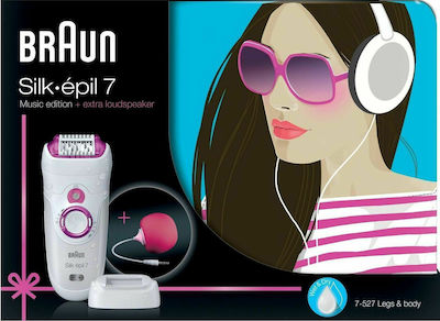 Braun Silk-Epil 7 Music edition Епилатор Епилатор за Тяло и Бикини SE7527