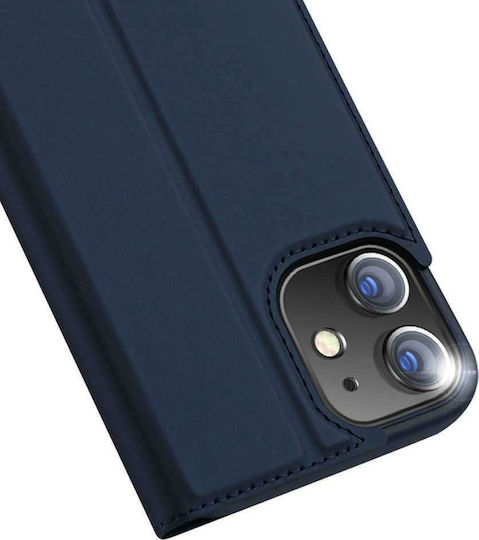 Dux Ducis Skin Pro Book Δερματίνης Navy Μπλε (iPhone 12 / 12 Pro)