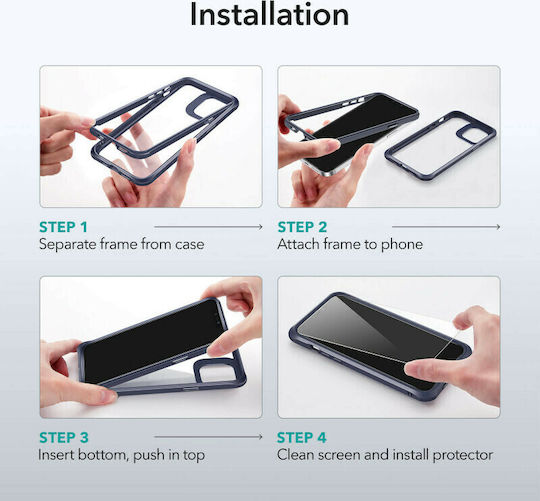 ESR Alliance 360 Full Cover Silicone Transparent (iPhone 12 Pro Max)