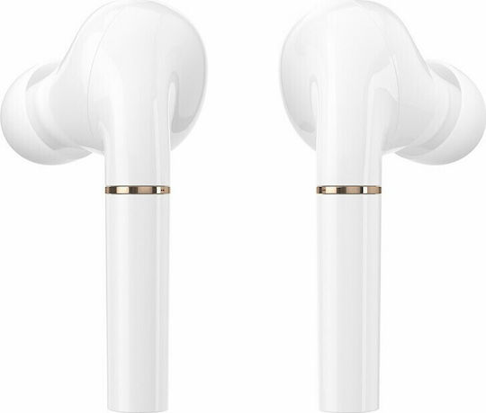 Haylou T19 In-ear Bluetooth Handsfree Ακουστικά με Θήκη Φόρτισης Λευκά