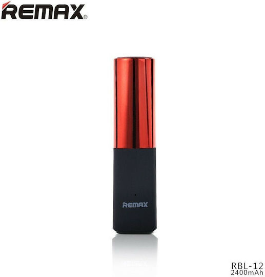 Remax Lipmax RPL-12 Power Bank 2400mAh με Θύρα USB-A Κόκκινο