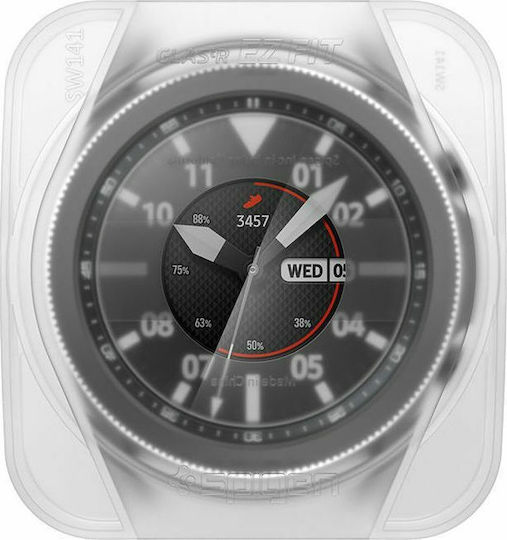 Spigen GLAS.tR EZ Fit Screen Protector pentru Galaxy Watch 3 45mm - Ceas Galaxy Watch 3 45mm 2buc AGL01843
