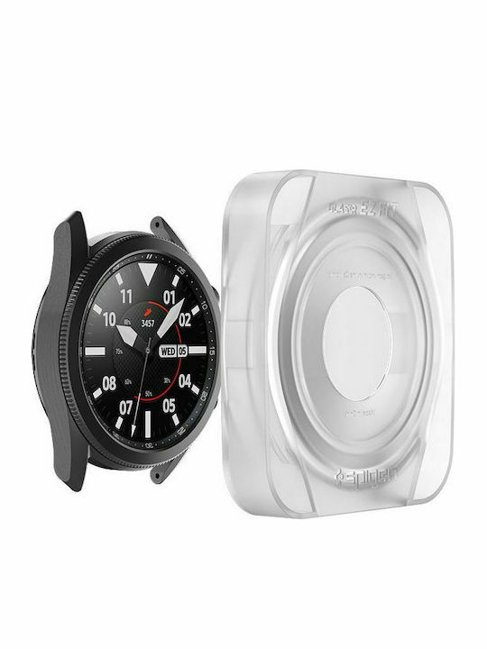 Spigen GLAS.tR EZ Fit Screen Protector for the Galaxy Watch 3 45mm 2pcs AGL01843