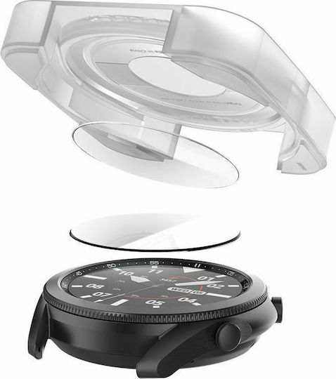 Spigen GLAS.tR EZ Fit Screen Protector pentru Galaxy Watch 3 45mm - Ceas Galaxy Watch 3 45mm 2buc AGL01843