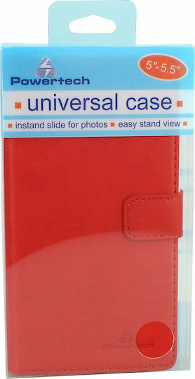 Powertech Book Case έως 4.7" Κόκκινο MOB-0002