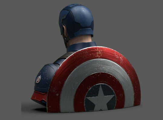 Semic Captain America (Avengers Endgame Bust Bank) Детски Копилка Пластмасов Син 22см