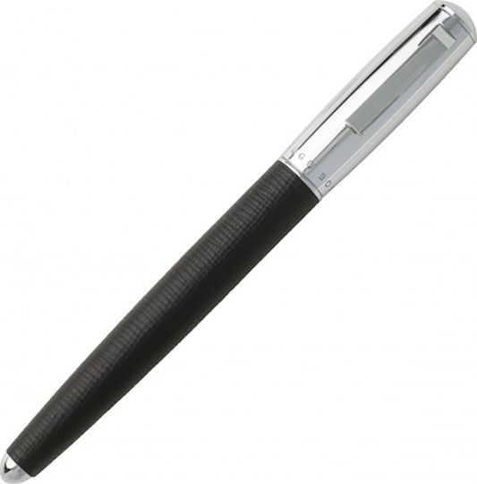 Boss Schreibfeder Schwarz mit Schwarz Tinte