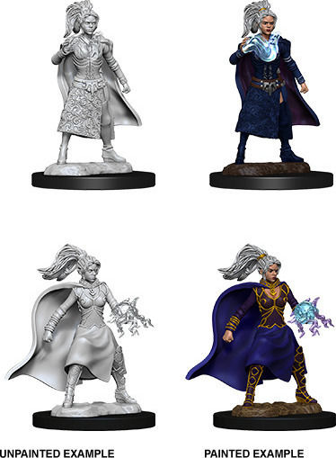 WizKids Dungeons & Dragons Nolzur's Marvelous Miniatures Unpainted Figures : Human Sorcerer Female - Wave 10 2τμχ 2τμχ