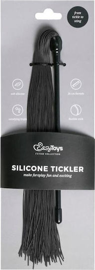 Easytoys Silicone Tickler Feather for Tickling in Black Color