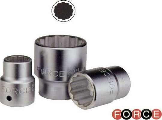 Force Socket Pneumatic Phillips with Square Drive 1" Diameter 55mm