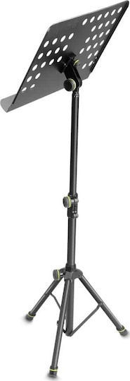 Gravity NS-411 Notenständer Orchester Höhe 66-120cm Schwarz GNS411