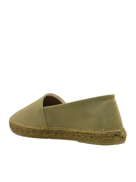 LUIS118 Men's Espadrilles in Green Color