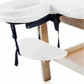 SuperOrtho ST-F Bett Massage und Physiotherapie Weiß aus Holz 186x70cm.
